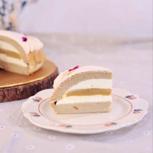 Earl Grey Crème Cake Pie